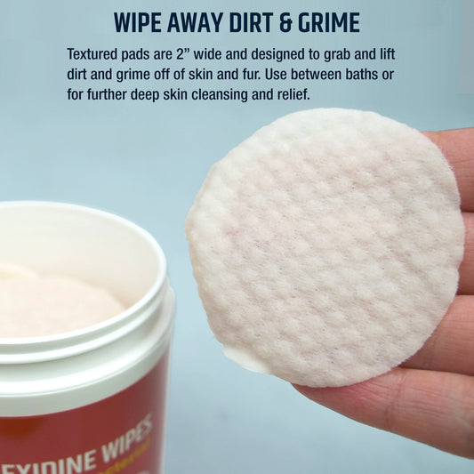 Pet MD Topical Wipes for Cleansing - with Aloe for Cats and Dogs - 50