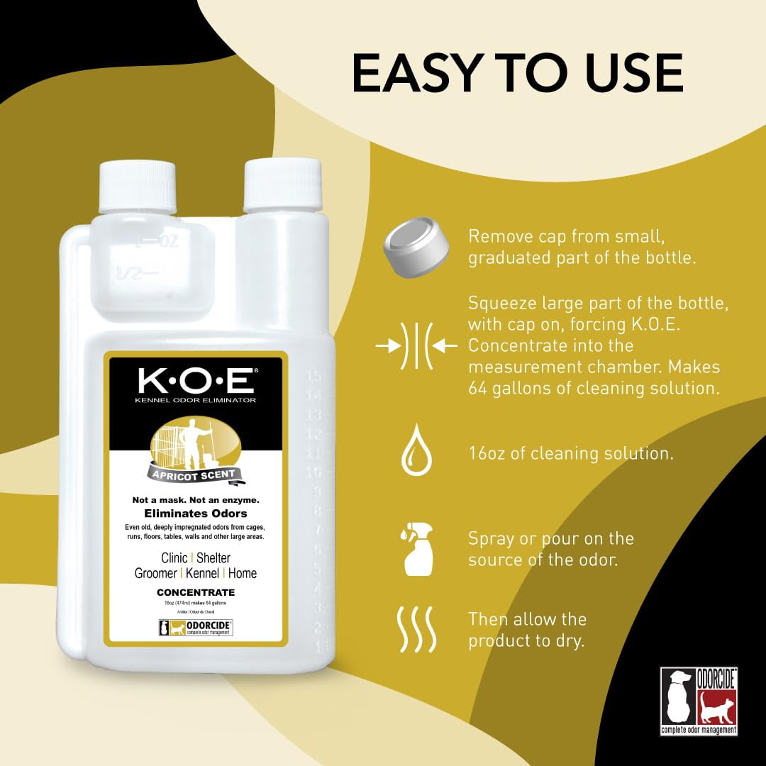 Thornell Odor Eliminator 16oz Concentrate – K.O.E. Apricot Odor Elim
